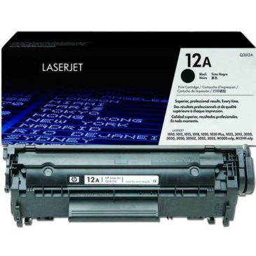 HP Black Toner 12A