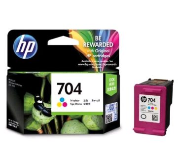 Tinta Cartridge Original HP 704 Color