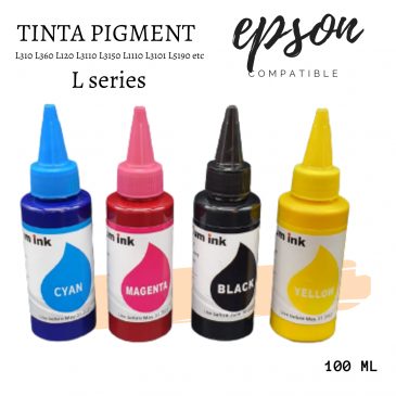 Tinta Pigment Epson WF C5290 C5790 5290 5790 1 paket 4 warna