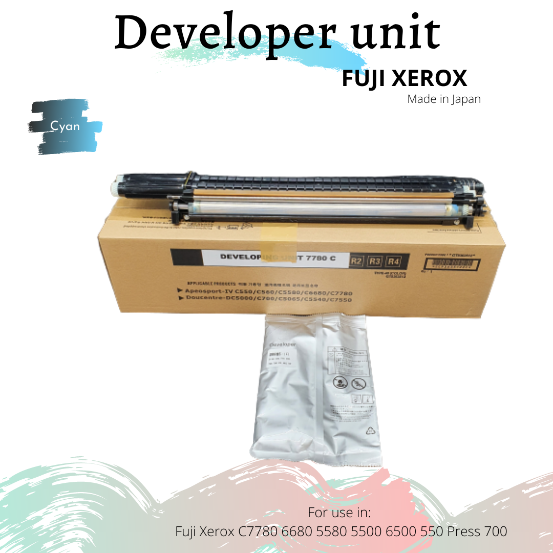 Developer Unit Fuji Xerox 7780 6680 5580 5500 6500 550 Press 700 Press Wirama Refill Tinta