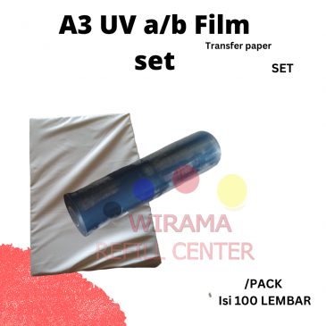 Pet Film UV DTF A3 Lembaran Premium