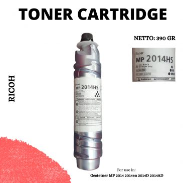 Toner Ricoh Gestetner MP 2014 2014en 2014D 2014AD